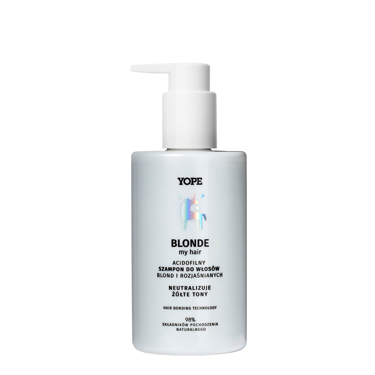 YOPE Shampoo for lightened and blonde hair | Neutralizes yellow tones | BLONDE 300ml