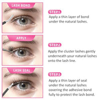 TUTU LASH Tutu Lash DIY Cluster Lashes DAY TU DAY 44 x cluster lashes self application easy to apply lashes lash cluster box re-usable vegan (Day Tu Day Cluster Lash Box)