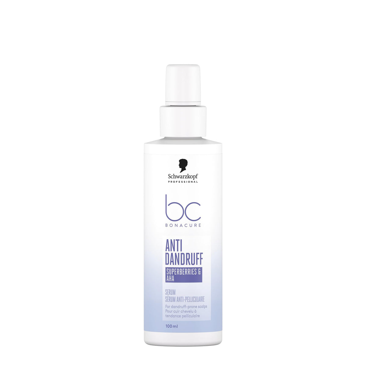 BC Bonacure Schwarzkopf Professional Bonacure Anti Dandruff Serum Hair Serum For Dandruff Prone Scalps Superfood Complex Superberries AHA Eliminates Visible Dandruff Flakes Vegan pH Balanced Formula 100 ml