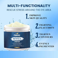 Premium Retinol Cream - 2.5% Active Retinol - Anti-Aging - Wrinkle Repair & Hydration - Youthful Radiance Booster with Collagen, Hyaluronic Acid, Vitamin E, Jojoba Oil, Shea Butter by Penridge, 50mg