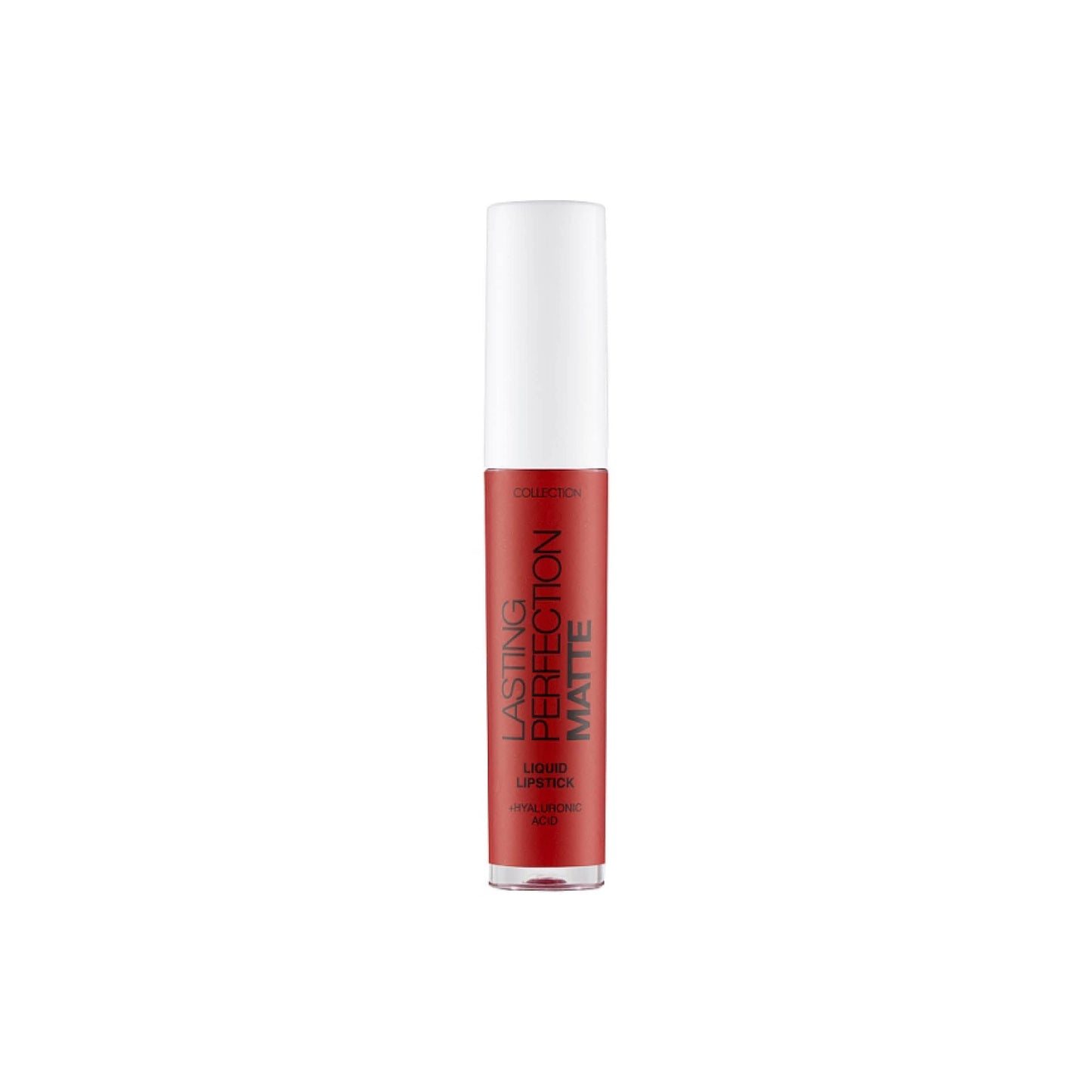 Collection Cosmetics Lasting Perfection Matte Liquid Lipstick, Moisturising, Transfer-Proof, 3.5ml, Fierce