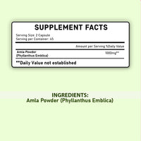 minature Mi Nature Amla Tablets -90 Tablets,1000mg | 100% Natural Amla Tablet | Amalaki | phyllanthus emblica | Immunity Booster | Vitamin C | Gluten Free | Vegan | from India