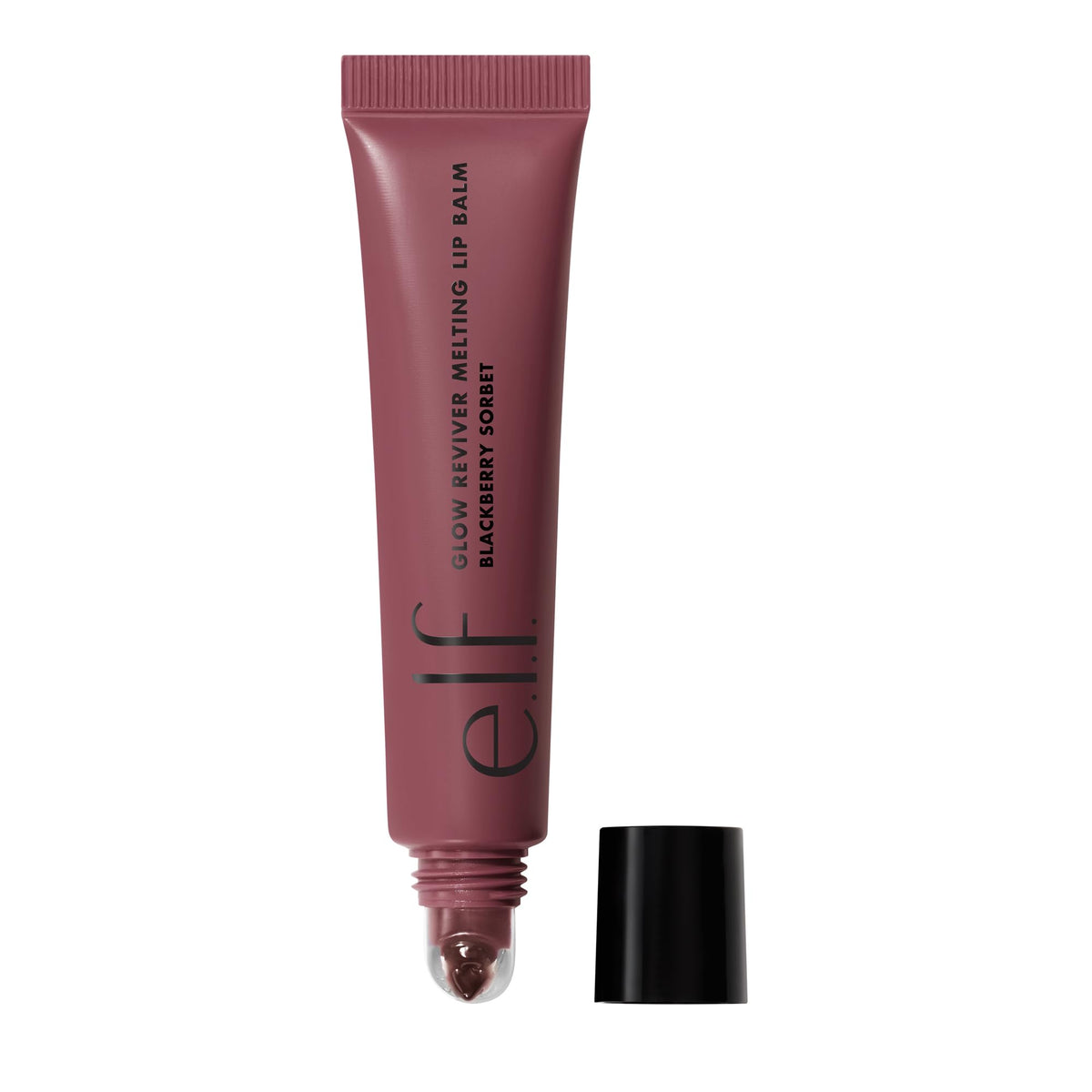e.l.f. Glow Reviver Melting Lip Balm, Tinted Formula, With Shea Butter & Hyaluronic Acid, Vegan & Cruelty-Free, Blackberry Sorbet