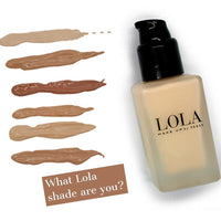 Lola Make-Up Flawless Matte Long Lasting Liquid Foundation, Light, Full Coverage, Buildable, Long Lasting, Vegan, No.B41 Light