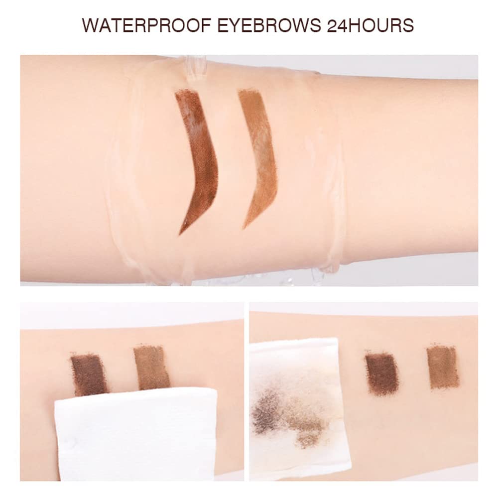 ZDHSOY Eyebrow Gel, Eyebrow Dye/Eyebrow Tint/Semi-Permanent Eyebrow Gel Tattoo Brow Waterproof Sweat-proof,Fast Drying,Brow Gel (Dark Brown)