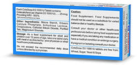 Vitamin D 1000 IU –Equivalent to 25 mcg - ColeDose D3, Premium Vitamin - Easy Swallow 30 Tablets- One a Day