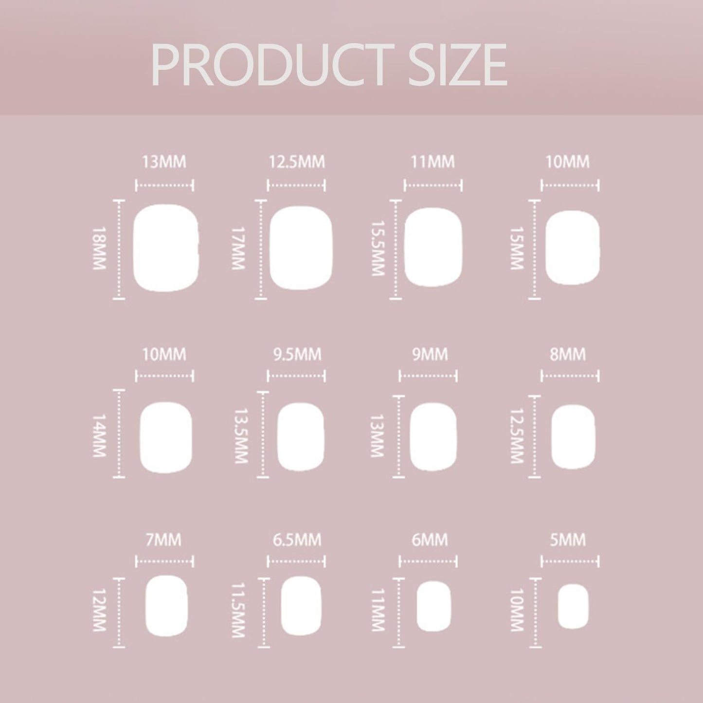 Generic 24pcs Short Pink French Tip False Nails, White Edge Press on Nails for Women, Stick on Nails with Glue and File, Women Girls DIY Nail Art for Daily or Party Use 12