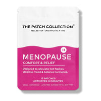 The Patch Collection® - Ultimate Menopause Support Patch for Women | Hot Flushes, Night Sweats, Fatigue, Mood, Sleep | 100% Natural & Vegan, Latex Free (Pack of 15)