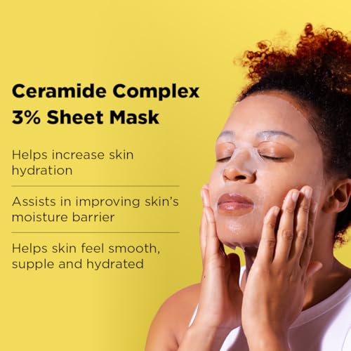 Skin Republic The Hydrating Skincare Set, Ceramide Sheet Mask, Collagen Eye Patches 3 Pairs, Hyaluronic Acid Serum 30ml