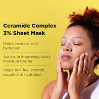 Skin Republic The Hydrating Skincare Set, Ceramide Sheet Mask, Collagen Eye Patches 3 Pairs, Hyaluronic Acid Serum 30ml