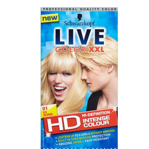 Schwarzkopf Live XXL Hair Color Ice Blonde 1