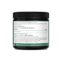Kendal Mint Co. KMC Creatine Monohydrate Powder, 100% Pure UK Made, 300g, 60 Servings, 5g serving, Unflavoured, Easy Mix, Vegan Gluten Free -Supplement for performance, strength workouts & cognition by Kendal Mint Co