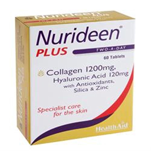 HealthAid Nurideen Plus (Promote Healthy Skin, Hair and Nails) 60 Tablets, Pack of 1