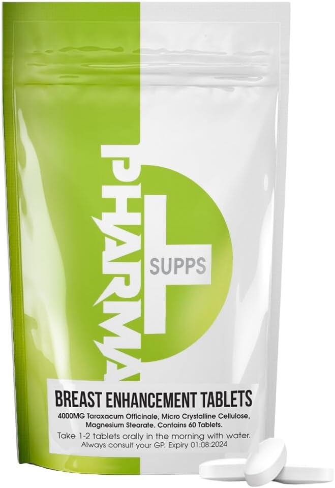 MoovWell Breast Enlargement Supplement for Women | Estrogen Tablets for Women Breast Growth | Natural Breast Enlargement Pills | Effective Breast Enhancer Pills for Fuller, Firmer Bust | Pack of 60 Tablets