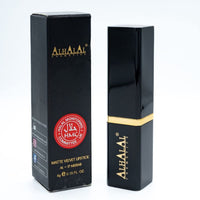 ALHALAL COSMETICS Halal MATTE VELVET LIPSTICK Long Lasting up to 16h Vegan and Cruelty-Free (AL-17-MEERAB)