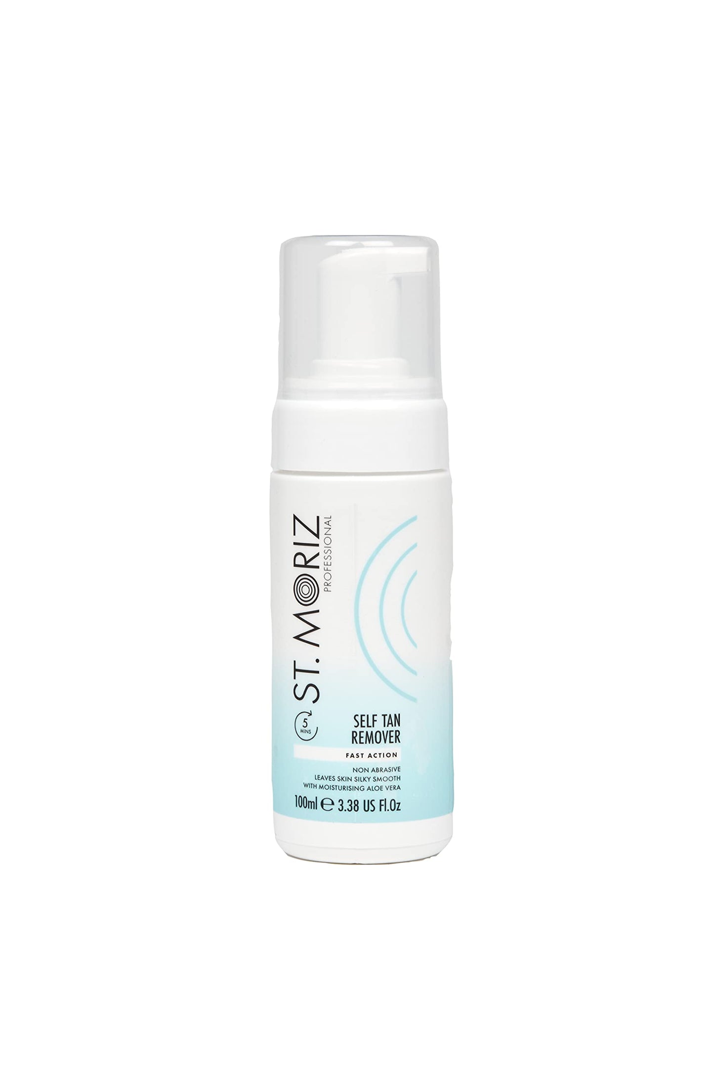 ST. MORIZ St Moriz Professional Self-Tan Remover Foam | Removes Old Fake Tan in 5 Minutes | With Aloe Vera to Hydrate & Moisturise the Skin | Rapid Fake Tan Remover | Vegan | Cruelty Free | 100ml