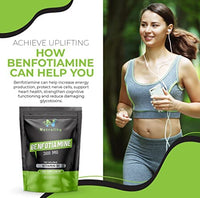 Nutrality Benfotiamine Supplement 300mg 60 Caps-Fat-Soluble Vitamin B1 for Heart, Kidney, Antioxidant Boost, Cognitive Enhancement, and Energy Increase -Vegans Friendly and Allergen-free