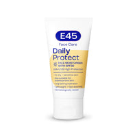 E45 SPF 30 Face Moisturiser - Hydrating Daily Cream with UVA/UVB Protection for Dry, Sensitive & Eczema-Prone Skin - 50 ml