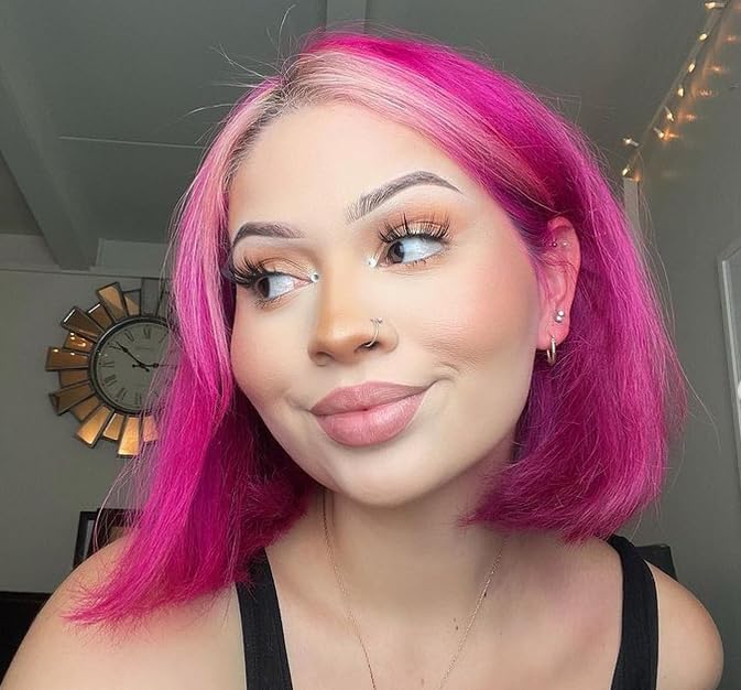 Crazy Color Vibrant Pinkissimo Semi-Permanent Hair Dye. Highly Pigmented Magenta Conditioning & Oil Nourishing Vegan Formula | No Bleach or Ammonia | 100ml