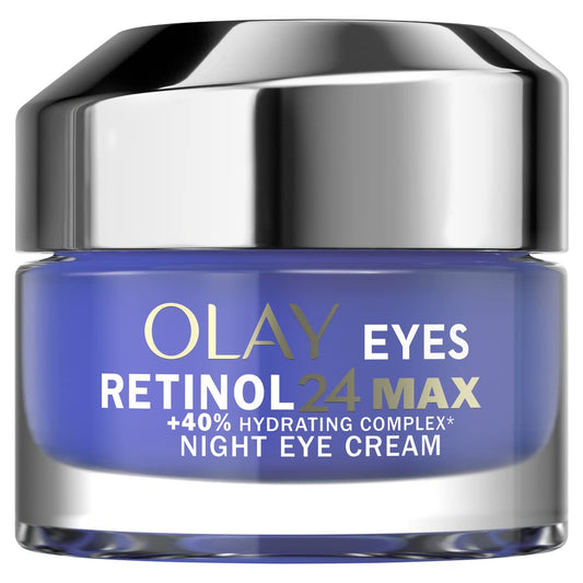 Olay Retinol 24 MAX Eye Cream With 40% More Retinol Complex, Advanced Anti-Ageing Eye Cream For Firmer Skin, Reduces Wrinkles, Fine Lines And Pigmentation, Olay's Strongest Retinoid Complex, 15 ml