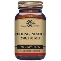 Solgar Choline/Inositol 250mg Vegetable Capsules - Pack of 50