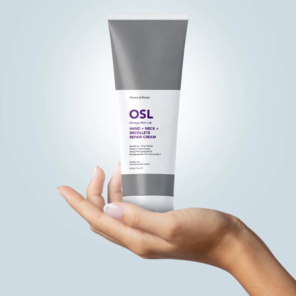 OMEGA SKIN LAB OSL Omega Skin Lab Face Cream, Hand Moisturiser, Decollete Cream - Multipurpose Face Moisturisers for Everyday Skin Care 75ML
