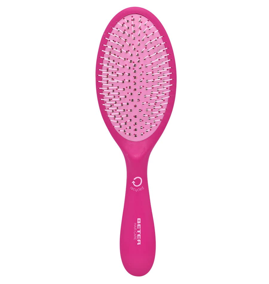 Beter - Large Non-Pull Hair Brush with Removable Base - Recycled Plastic
