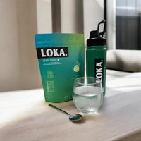LOKA. LOKA Vitality Greens+| Super Greens Powder | Includes Plants, Ashwagandha, Reishi Mushroom, Maca Root, Vitamins/Minerals, Vegan & Gluten Free. 240g, 30 Servings
