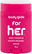 For Her 42g - Body Glide Anti Chafe Balm | Chafing stick with added emollients | Great for dry, sensitive skin or sensitive areas | Use on chest, bra, butt, groin, arm, and thigh chafing