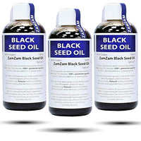 ZAMZAM BLACKSEED Oil | 3 X 100ml | 100% Pure & Unfiltered Virgin Oil