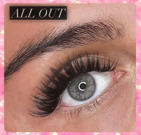 TUTU LASH DIY Cluster Lashes ALL OUT 140 x cluster lashes self application easy to apply lashes lash cluster box re-usable vegan (All Out XL SIZE Cluster Lash Tray)