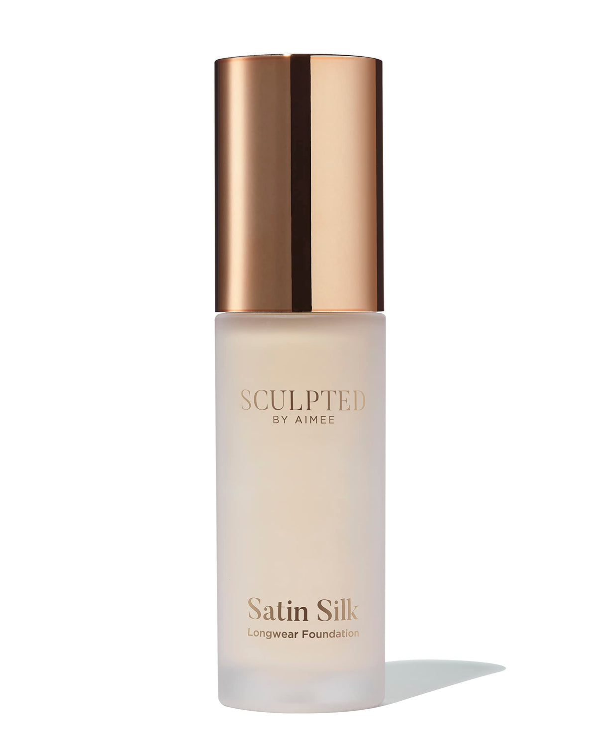 SCULPTED by Aimee Connolly Satin Silk Longwear Foundation from Sculpted by Aimee (Fair 2.0) - Lightweight, Hydrating & Buildable High Coverage, Sweat-Resistant Foundation