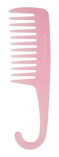 Invogue Brushworks Shower Comb Pink