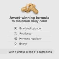 dr vegan Stay Calm Supplement, Stress and Anxiety Relief | Ashwagandha KSM 66, Magnesium, L-Theanine, Rhodiola, Schisandra & Cordyceps | 60 Vegan Capsules, 2-A-Day