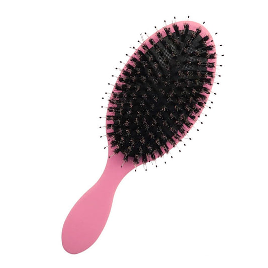 YNGMEIYER Ultimate Hair Extension Brush Boar Bristle Paddle Hairbrush Soft Cushion Hair Brush for Long Thick Curly Hair Reducing Hair Breakage and Frizz