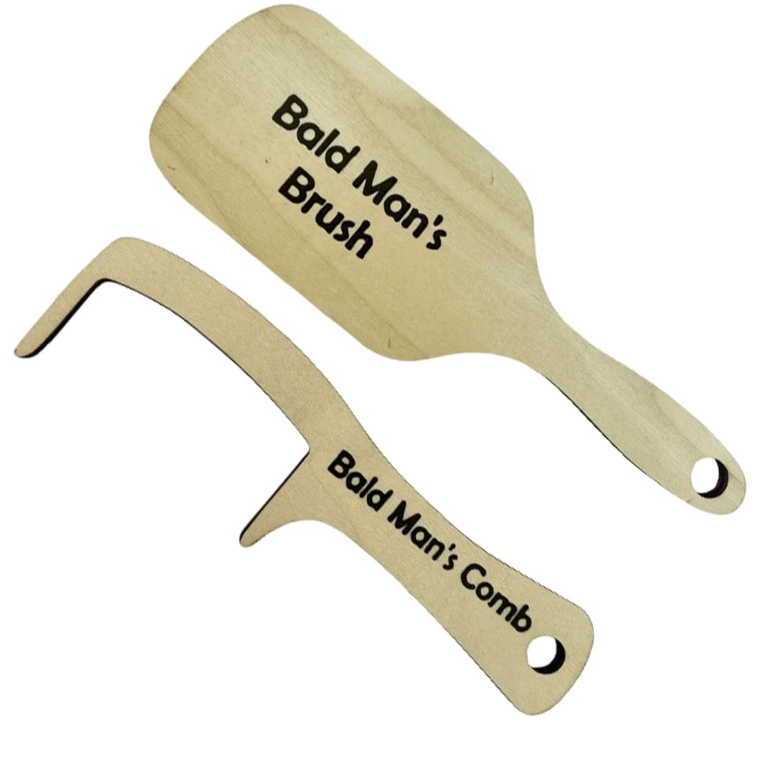 XUKZIMA 2 Pcs Bald Man Comb Joke Funny Hairless Combing Brush Gag Gifts for Men Humorous Toothless Combs Blad Mans Brush for Trick Friends Gift