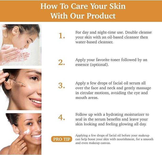 Purifect Vitamin C Serum For Face, with Vitamin E Oil, Brightening Serum Softens and Improves Uneven Skin Tone, Suitable for All Skin Types 60ml