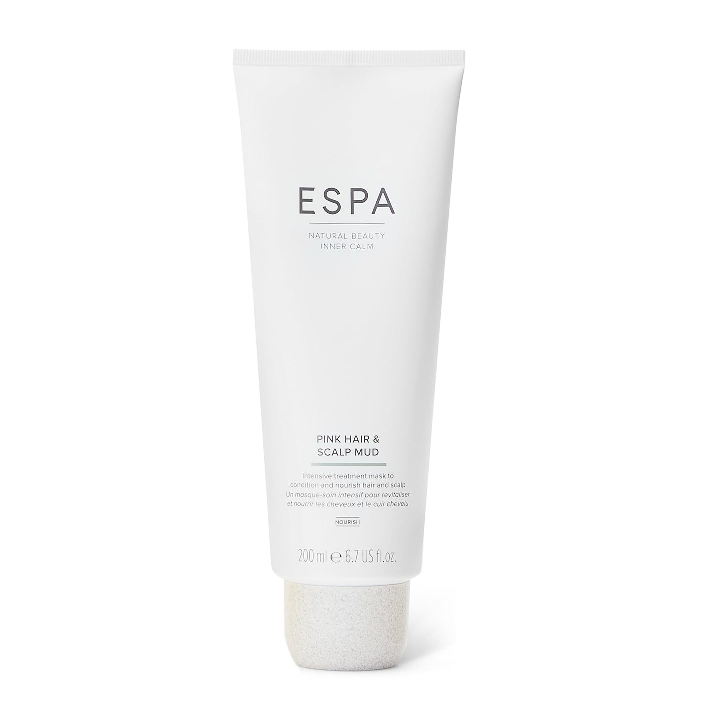 ESPA Pink Hair and Scalp Mud 200ml | Treatment Mask For Hair, Scalp and Skin | Suitable For All Hair Types | Levaes Hair Soft & Frizz-free
