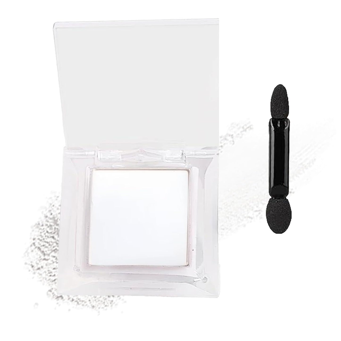 ZoeyShine Snowlight White Matte Single Eyeshadow, Waterproof and Long-Lasting