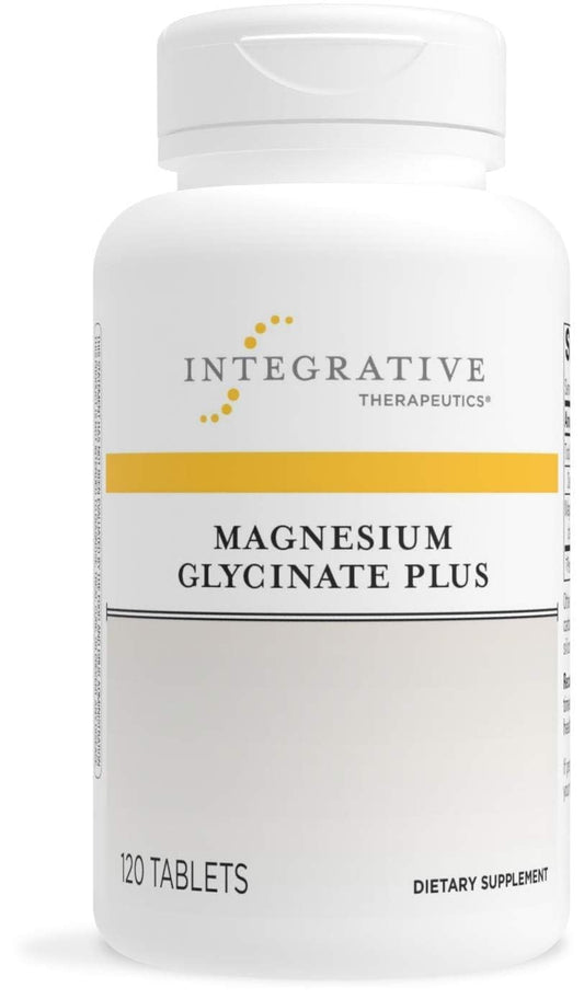 Integrative Therapeutics Magnesium Glycinate Plus - Brain Function Supplement for Women & Men* - Supports Cardiovascular & Nerve Function* - Vegan - 120 Tablets