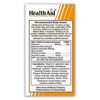 HealthAid Vitamin C 500mg - Chewable - 60 Vegetarian Tablets