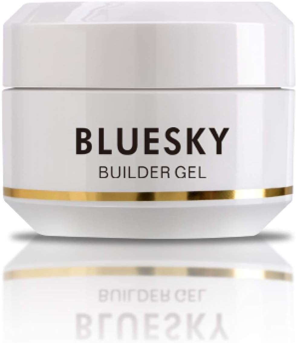 BLUESKY Bluesky Builder Gel, Gel Nail Polish, Nail Strengthener, Nail Extension Tips, Clear, 15 ml (Requires Curing Under LED UV Lamp)