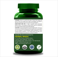 Herbal Magic Pure & Natural Plant Based Vitamin D3 (4000 IU) & K2 (200 mcg) in 2 Capsules, Whole Plant Used 60 x Veg Capsules - Lab Tested - No Maltodetxrin, Fillers, Preservatives