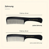 Hercules Sägemann Hercules Sagemann Seamless Handle Detangling Hair Comb, 22.7 cm Length