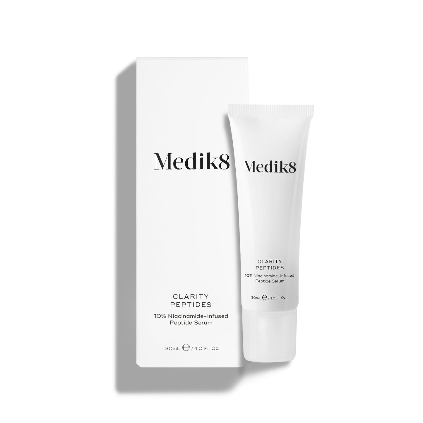 Medik8 Clarity Peptides - 10% Niacinamide-Infused Peptide Serum With Hyaluronic Acid - For For Visibly Clarified, Luminous Skin - 30ml