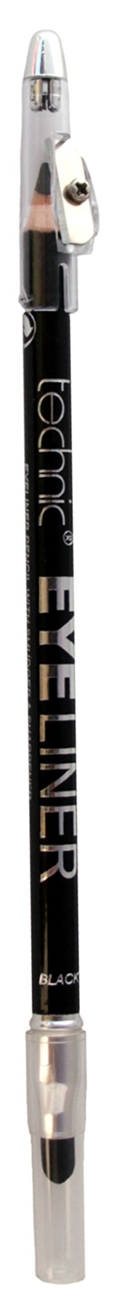 Technic Eyeliner Pencil with Smudger & Sharpener - Black