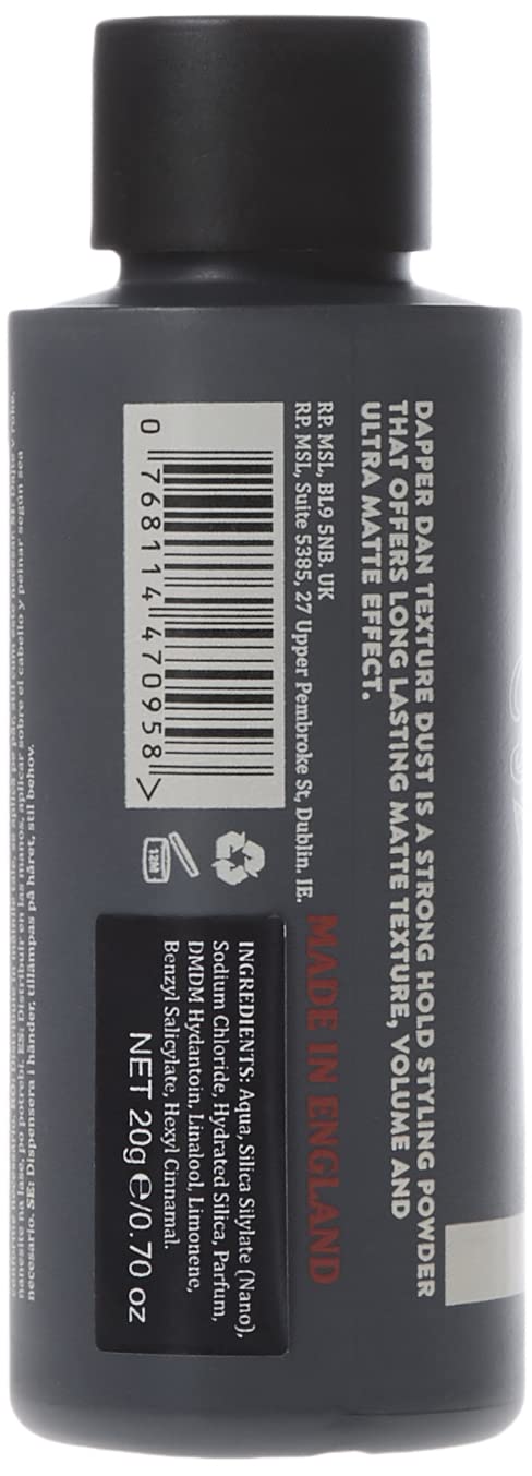 Dapper Dan Ultra Matt Texture Dust Styling Powder 20g