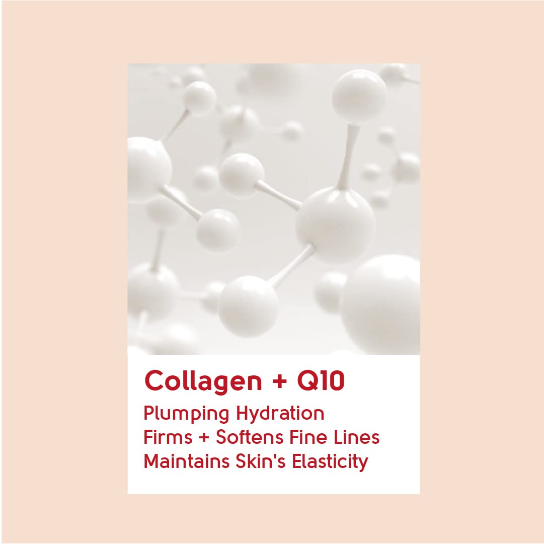 Face Facts Collagen & Q10 Night Cream | Ubiquinone (Q10) + Vitamin E + Collagen | Smooth + skin elasticity | 50ml