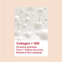 Face Facts Collagen & Q10 Night Cream | Ubiquinone (Q10) + Vitamin E + Collagen | Smooth + skin elasticity | 50ml
