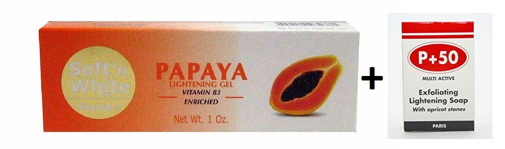 elysee star Papaya Skin lightening | Whitening | Brightening | Bleaching Gel 30 gm - By SOFTnWHITE.